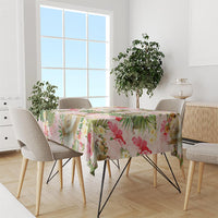 Hawaii Guinea Hula Pig Tablecloth Funny Tropical Style