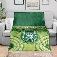 Ballantine Memorial School Blanket With Fijian Tapa Pattern LT05 - Polynesian Pride