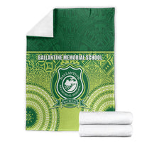 Ballantine Memorial School Blanket With Fijian Tapa Pattern LT05 - Polynesian Pride