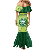 Personalised Ballantine Memorial School Mermaid Dress With Fijian Tapa Pattern LT05 - Polynesian Pride
