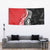 New Zealand Aotearoa Tapestry Kiwi Fern Maori Pattern Red Version