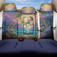 Aloha Hawaii Back Car Seat Cover Hula Martini Tropical Vibes LT05 One Size Colorful - Polynesian Pride