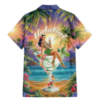 Aloha Hawaii Family Matching Mermaid Dress and Hawaiian Shirt Hula Martini Tropical Vibes LT05 - Polynesian Pride