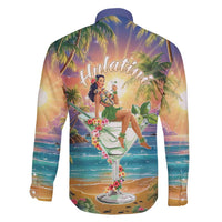 Aloha Hawaii Family Matching Puletasi and Hawaiian Shirt Hula Martini Tropical Vibes LT05 - Polynesian Pride