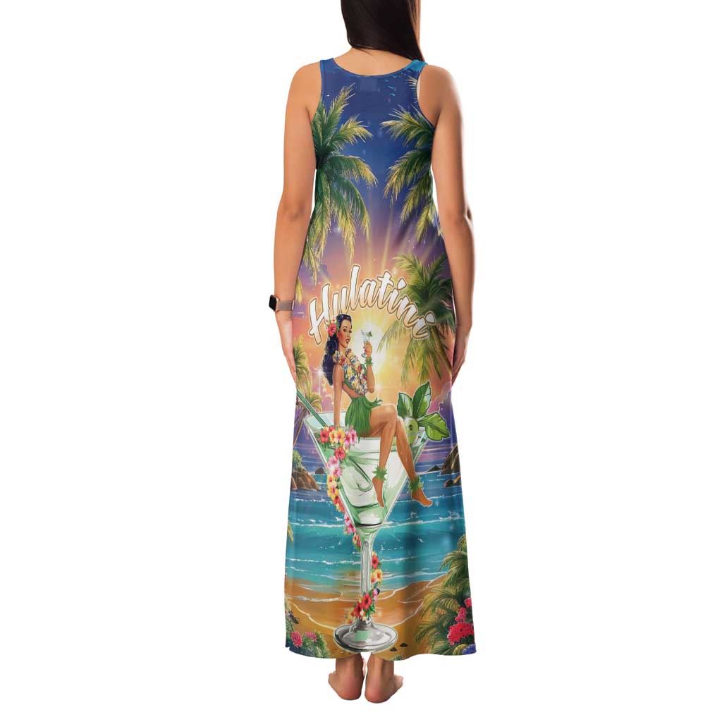Aloha Hawaii Family Matching Tank Maxi Dress and Hawaiian Shirt Hula Martini Tropical Vibes LT05 - Polynesian Pride