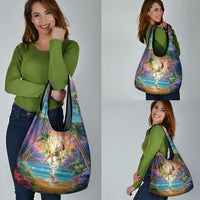 Aloha Hawaii Grocery Bag Hula Martini Tropical Vibes - Polynesian Pride