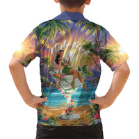 Aloha Hawaii Hawaiian Shirt Hula Martini Tropical Vibes LT05 - Polynesian Pride