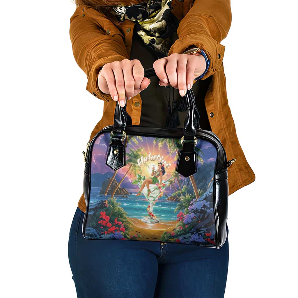 Aloha Hawaii Shoulder Handbag Hula Martini Tropical Vibes - Polynesian Pride