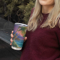 Aloha Hawaii Tumbler Cup Hula Martini Tropical Vibes - Polynesian Pride