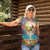 Aloha Hawaii Women Polo Shirt Hula Martini Tropical Vibes - Polynesian Pride