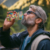 Hawaii Parrot 4 in 1 Can Cooler Tumbler Im Not Waiting Till 5 Oclock