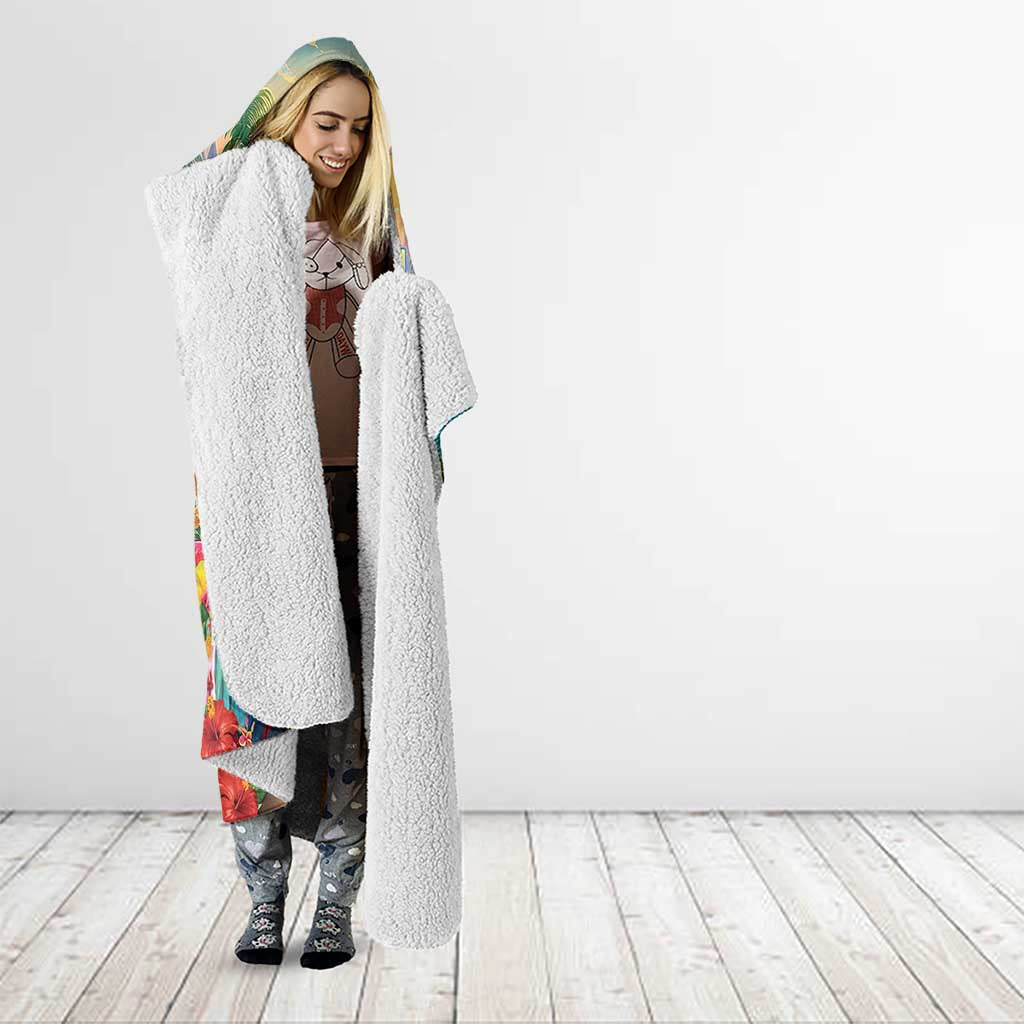 Hawaii Parrot Hooded Blanket Im Not Waiting Till 5 Oclock LT05 - Polynesian Pride