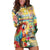 Hawaii Parrot Hoodie Dress Im Not Waiting Till 5 Oclock - Polynesian Pride