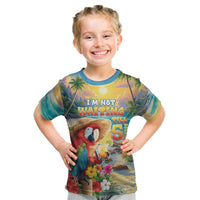 Hawaii Parrot Kid T Shirt Im Not Waiting Till 5 Oclock