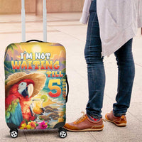 Hawaii Parrot Luggage Cover Im Not Waiting Till 5 Oclock LT05 Colorful - Polynesian Pride