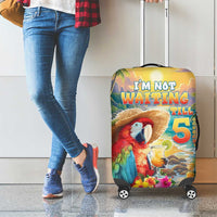 Hawaii Parrot Luggage Cover Im Not Waiting Till 5 Oclock LT05 - Polynesian Pride