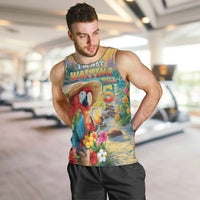 Hawaii Parrot Men Tank Top Im Not Waiting Till 5 Oclock LT05 Colorful - Polynesian Pride