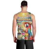 Hawaii Parrot Men Tank Top Im Not Waiting Till 5 Oclock LT05 - Polynesian Pride