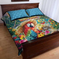 Hawaii Parrot Quilt Bed Set Im Not Waiting Till 5 Oclock