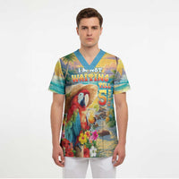 Hawaii Parrot Scrub Top Im Not Waiting Till 5 Oclock