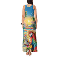Hawaii Parrot Tank Maxi Dress Im Not Waiting Till 5 Oclock