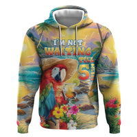 Hawaii Parrot Zip Hoodie Im Not Waiting Till 5 Oclock LT05 Pullover Hoodie Colorful - Polynesian Pride