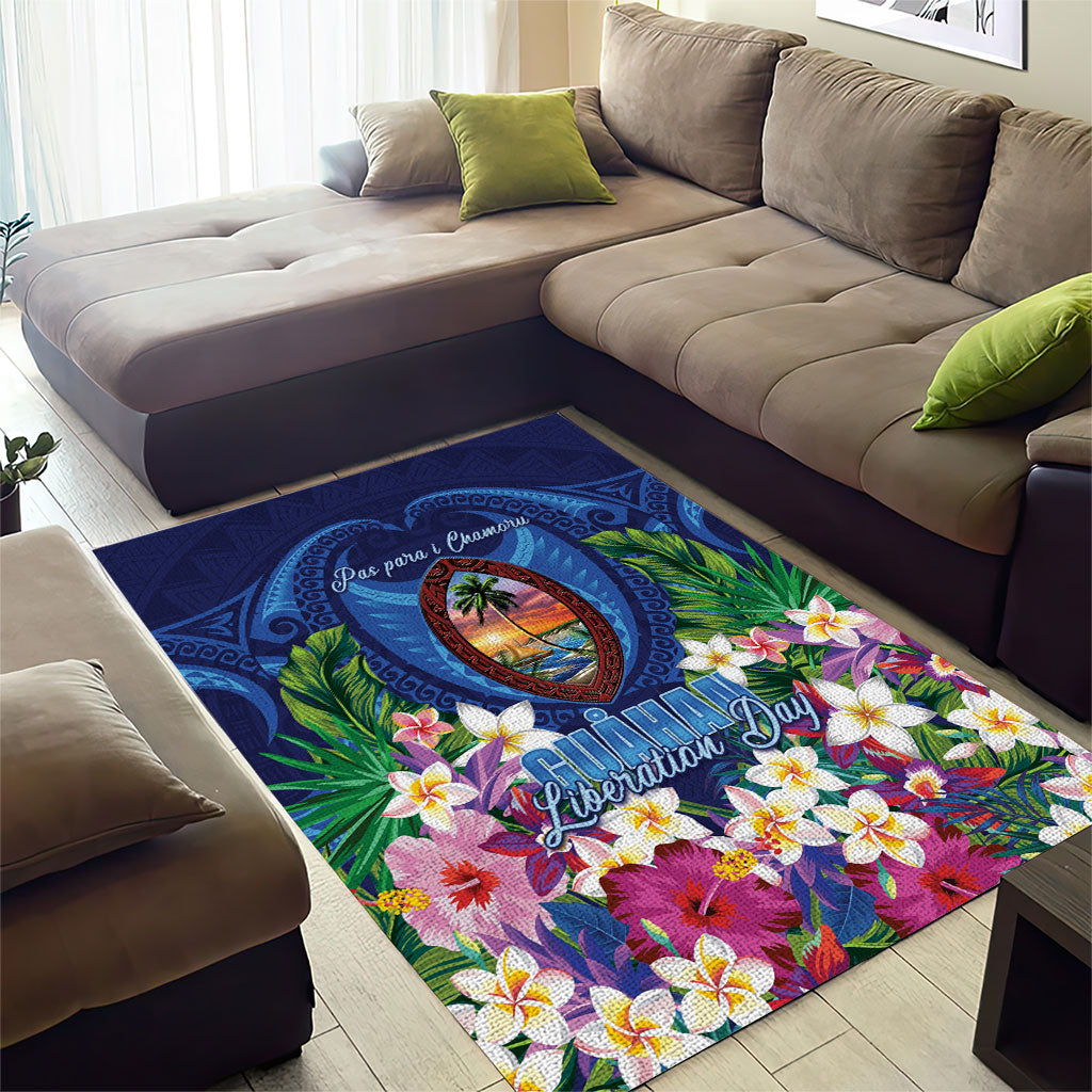 Guam Liberation Day Area Rug Pas Para I Chamoru