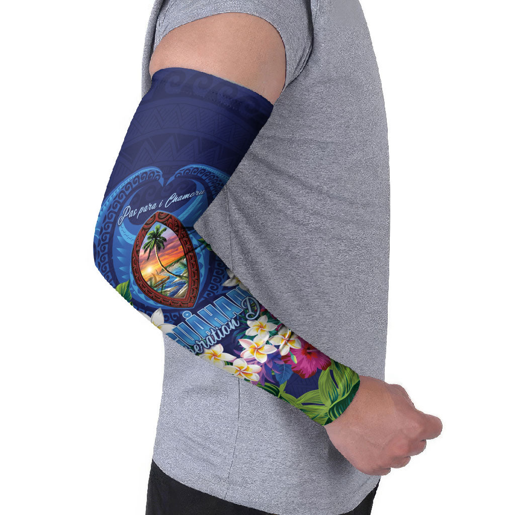 Guam Liberation Day Arm Sleeves Pas Para I Chamoru