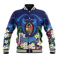 Guam Liberation Day Baseball Jacket Pas Para I Chamoru
