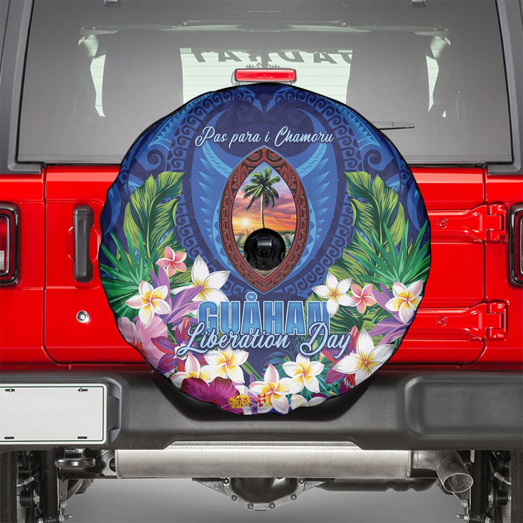 Guam Liberation Day Spare Tire Cover Pas Para I Chamoru