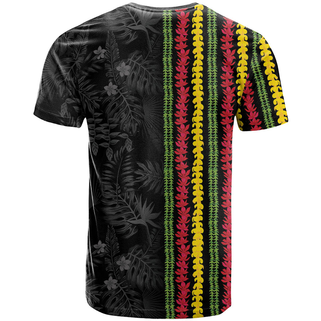 Hawaii Lei Kanaka Maoli Flag T Shirt Tropical Vibes