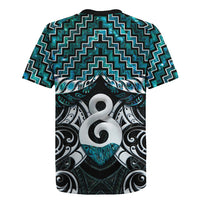 New Zealand Maori Rugby Jersey Poutama Pikorua - Single Twist Paua Shell LT05 - Polynesian Pride