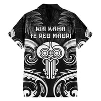 New Zealand Te Reo Maori Family Matching Off Shoulder Short Dress and Hawaiian Shirt Korero Maori Ai Au LT05 - Polynesian Pride