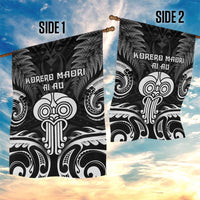 New Zealand Te Reo Maori Garden Flag Korero Maori Ai Au LT05 - Polynesian Pride