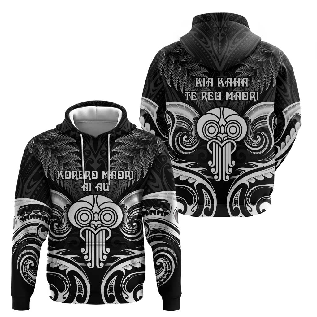 New Zealand Te Reo Maori Hoodie Korero Maori Ai Au LT05 - Polynesian Pride