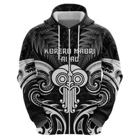 New Zealand Te Reo Maori Hoodie Korero Maori Ai Au LT05 - Polynesian Pride