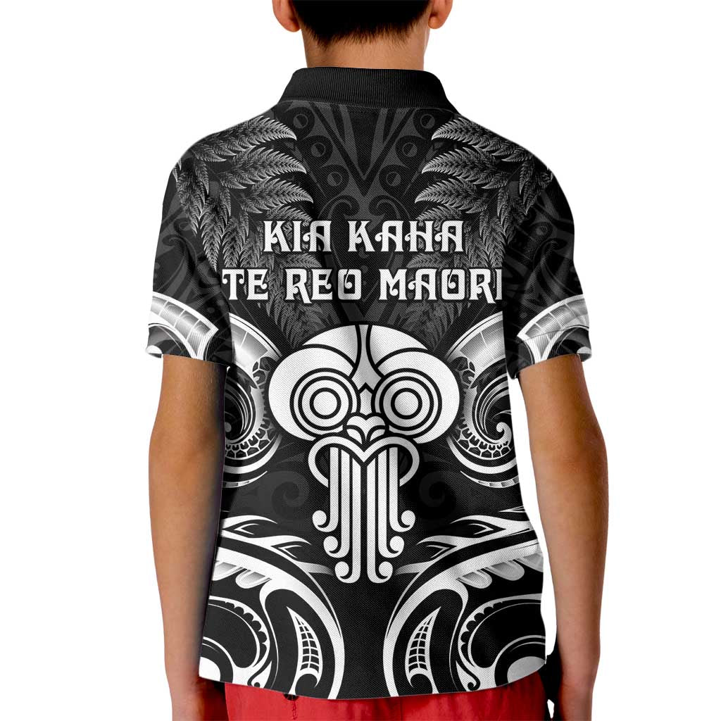 New Zealand Te Reo Maori Kid Polo Shirt Korero Maori Ai Au LT05 - Polynesian Pride