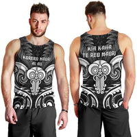 New Zealand Te Reo Maori Men Tank Top Korero Maori Ai Au LT05 - Polynesian Pride