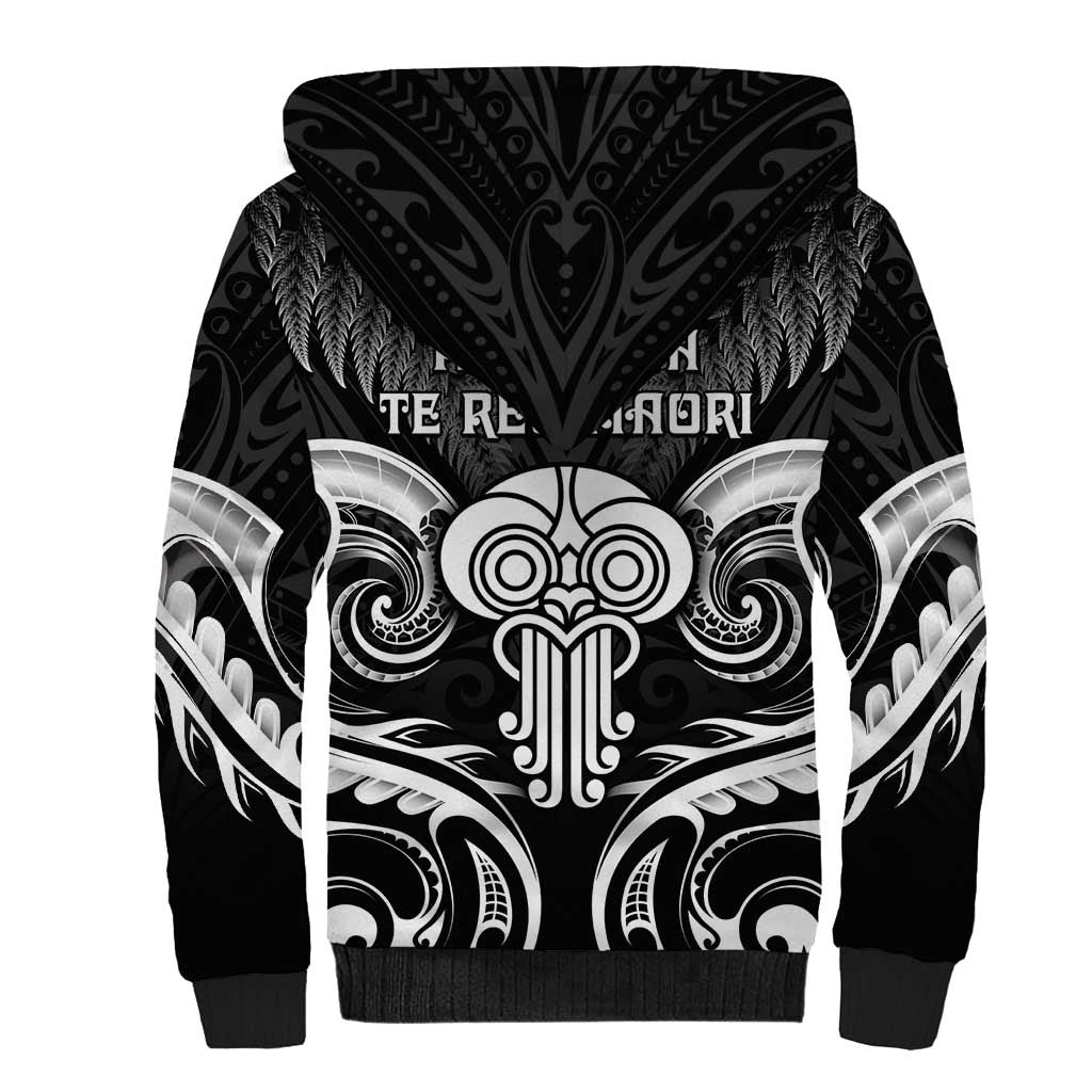 New Zealand Te Reo Maori Sherpa Hoodie Korero Maori Ai Au LT05 - Polynesian Pride