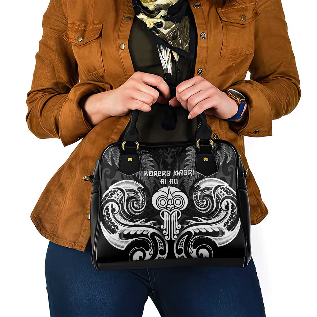 New Zealand Te Reo Maori Shoulder Handbag Korero Maori Ai Au