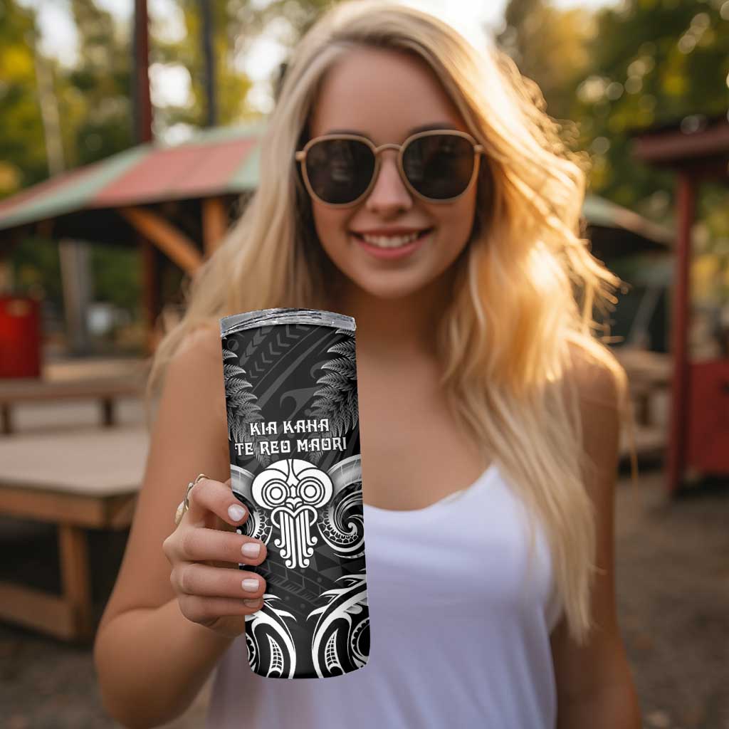 New Zealand Te Reo Maori Skinny Tumbler Korero Maori Ai Au LT05 - Polynesian Pride