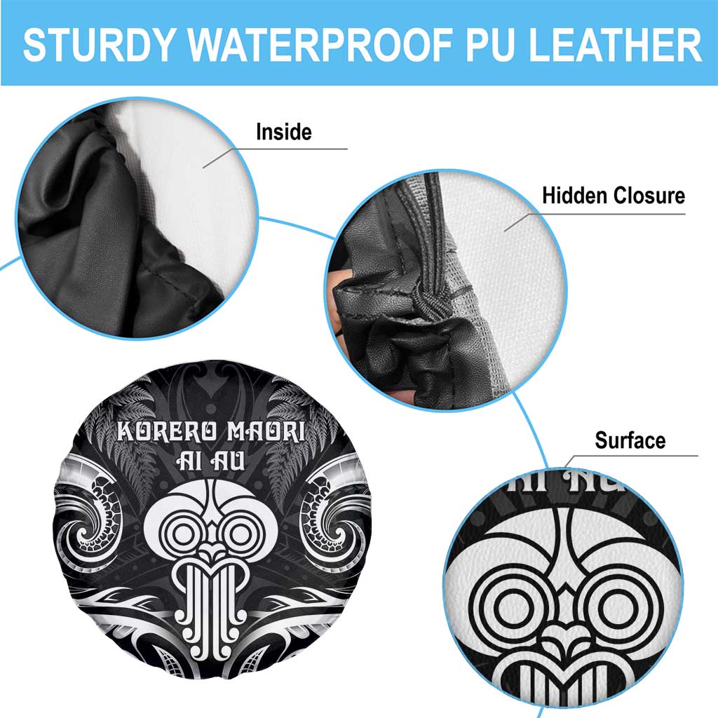 New Zealand Te Reo Maori Spare Tire Cover Korero Maori Ai Au LT05 - Polynesian Pride