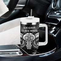 New Zealand Te Reo Maori Tumbler With Handle Korero Maori Ai Au LT05 - Polynesian Pride