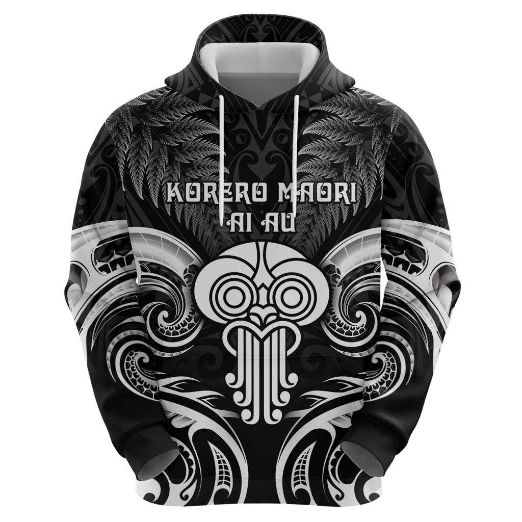 New Zealand Te Reo Maori Zip Hoodie Korero Maori Ai Au LT05 - Polynesian Pride