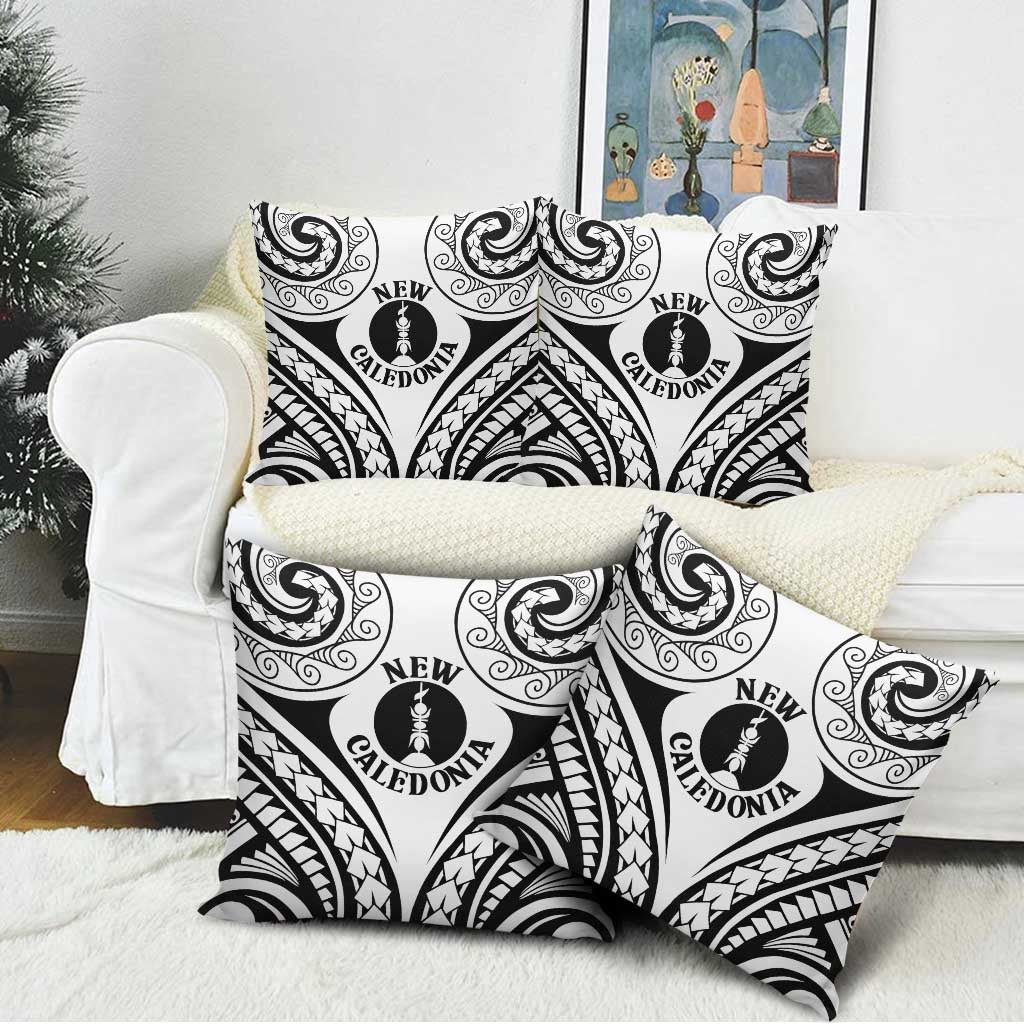New Caledonia Day Pillow Cover Polynesian Curves White Color LT05 - Polynesian Pride