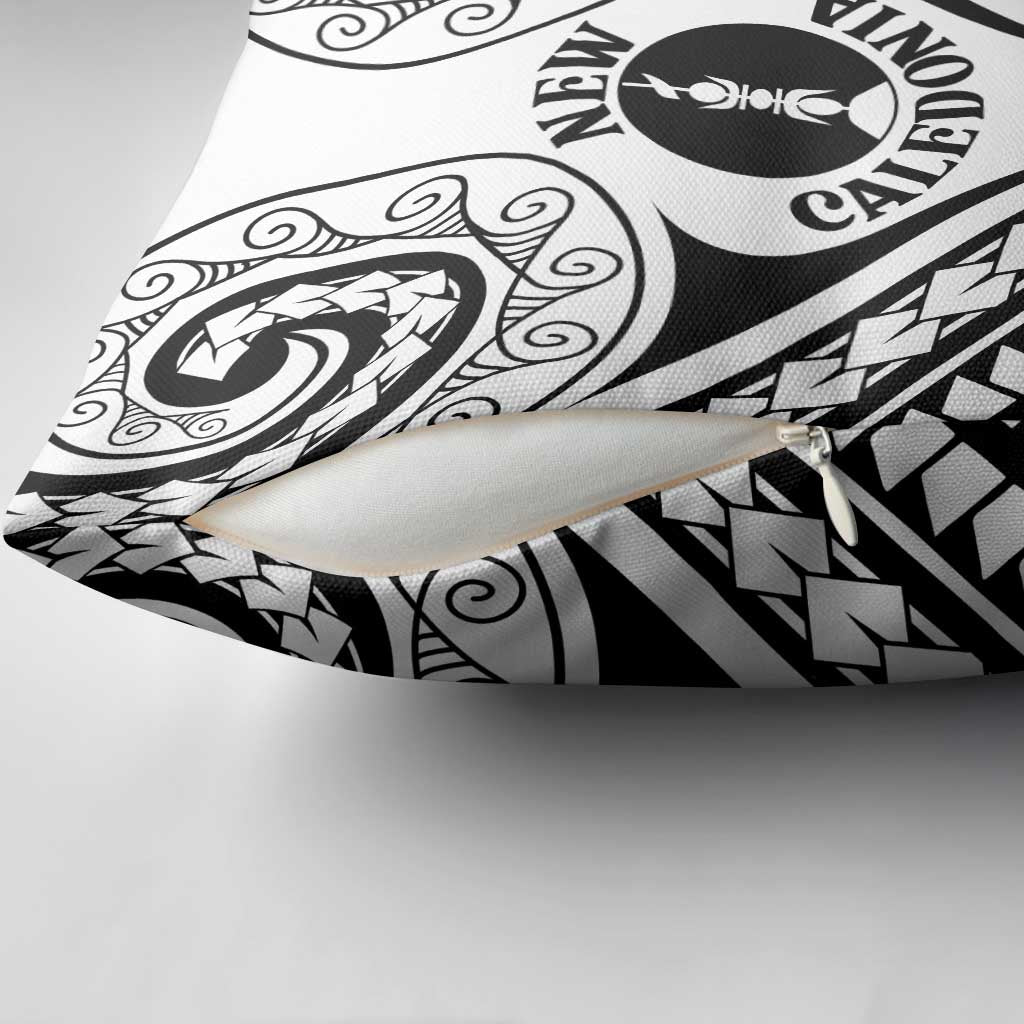 New Caledonia Day Pillow Cover Polynesian Curves White Color LT05 - Polynesian Pride