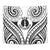 New Caledonia Day Tapestry Polynesian Curves White Color - Polynesian Pride
