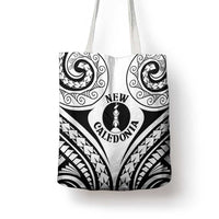 New Caledonia Day Tote Bag Polynesian Curves White Color LT05 - Polynesian Pride