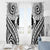 New Caledonia Day Window Curtain Polynesian Curves White Color - Polynesian Pride