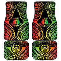 New Caledonia Day Car Mats Polynesian Curves Reggae Color LT05 - Polynesian Pride